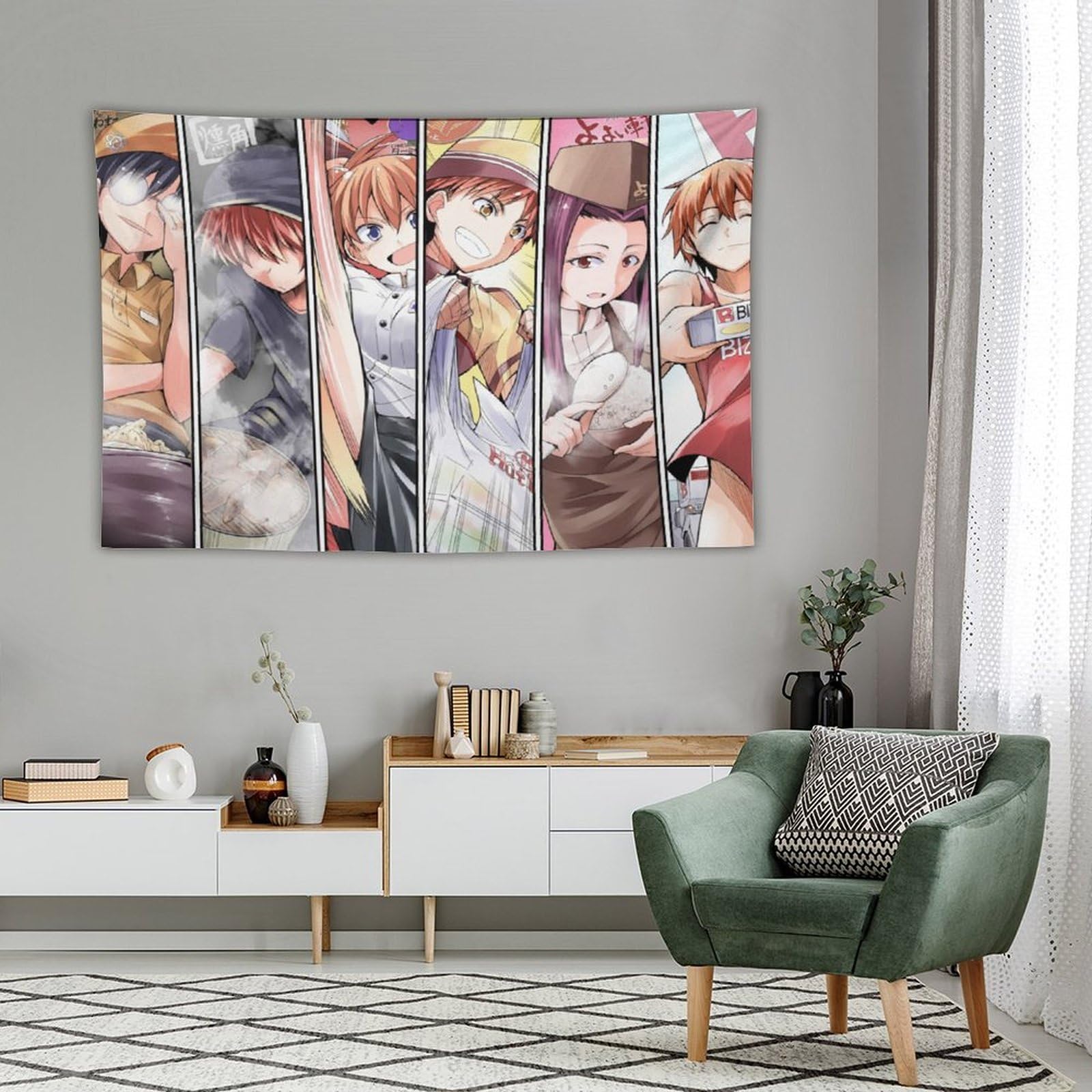 Amazon.co.jp: タペストリー 食戟のソーマ 丸井善二 伊武崎峻 吉野悠姫